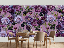 photo-wallpaper-purple-floral-berries