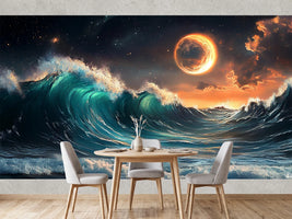 photo-wallpaper-turquoise-breaking-wave-beneath-a-fiery-moon-in-a-starlit-sky