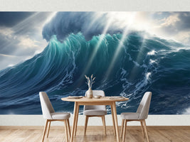 photo-wallpaper-towering-turquoise-wave-lit-by-sunbeams-under-a-stormy-sky