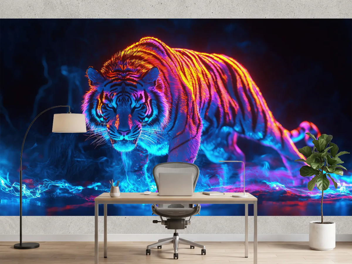 photo-wallpaper-a-vibrant-tiger-illuminated-by-neon-colors