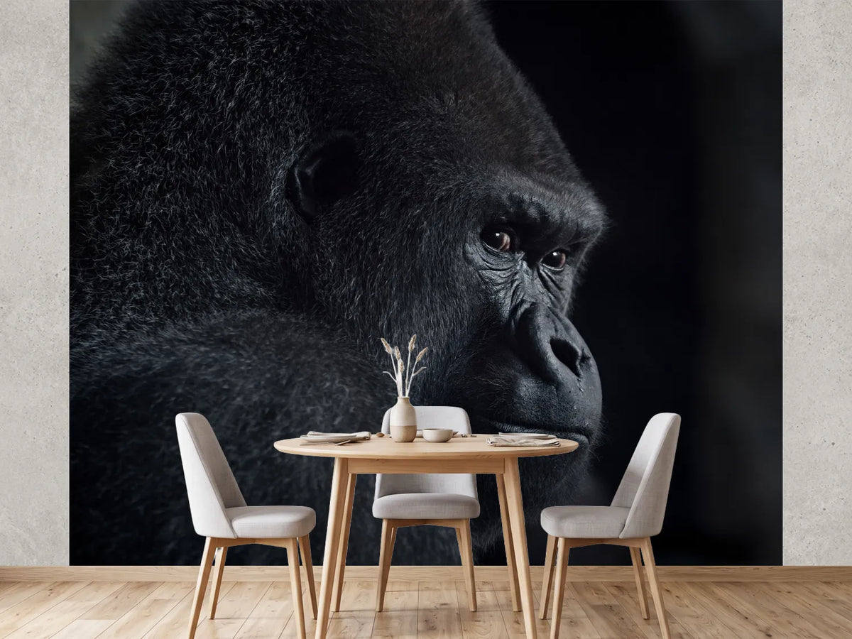 photo-wallpaper-pensive-gorilla-profile