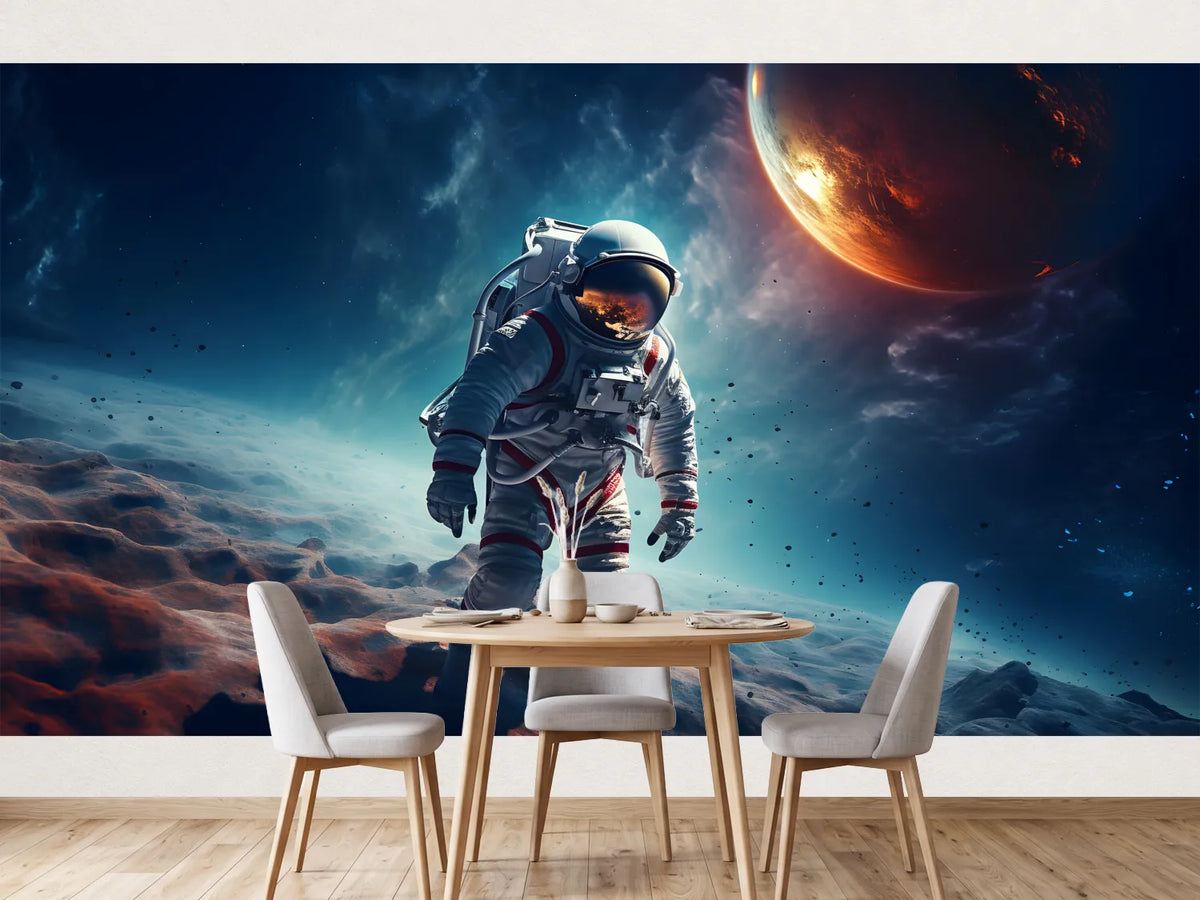 photo-wallpaper-spaceman-or-astronaut-on-the-surface-of-moon-ai-generated-2