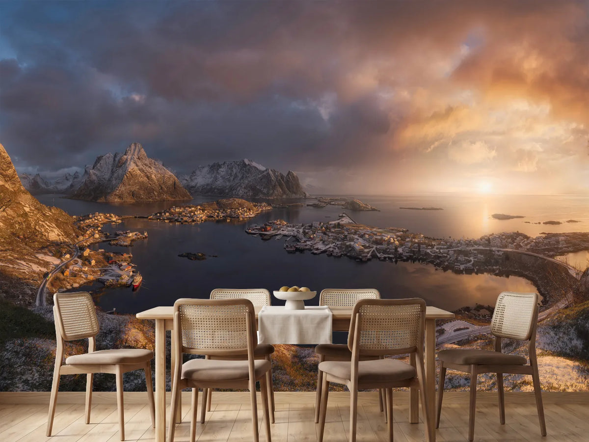 photo-wallpaper-sunrise-over-reine