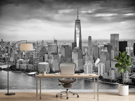 photo-wallpaper-skyline-black-and-white-photography-new-york