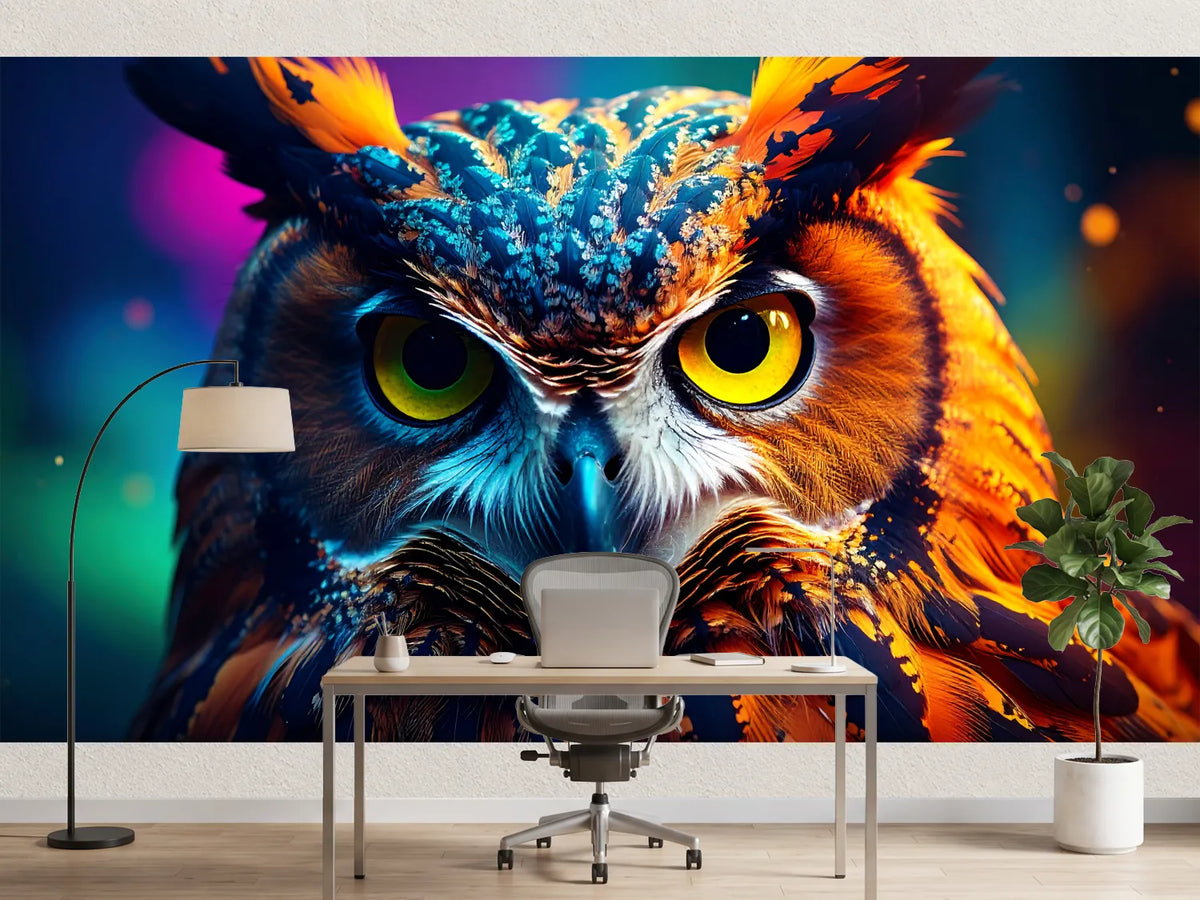 photo-wallpaper-close-up-colorful-owl-portrait