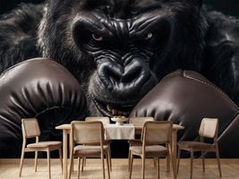photo-wallpaper-gorilla-in-boxing-gloves-with-guard-raised-in-deep-shadow