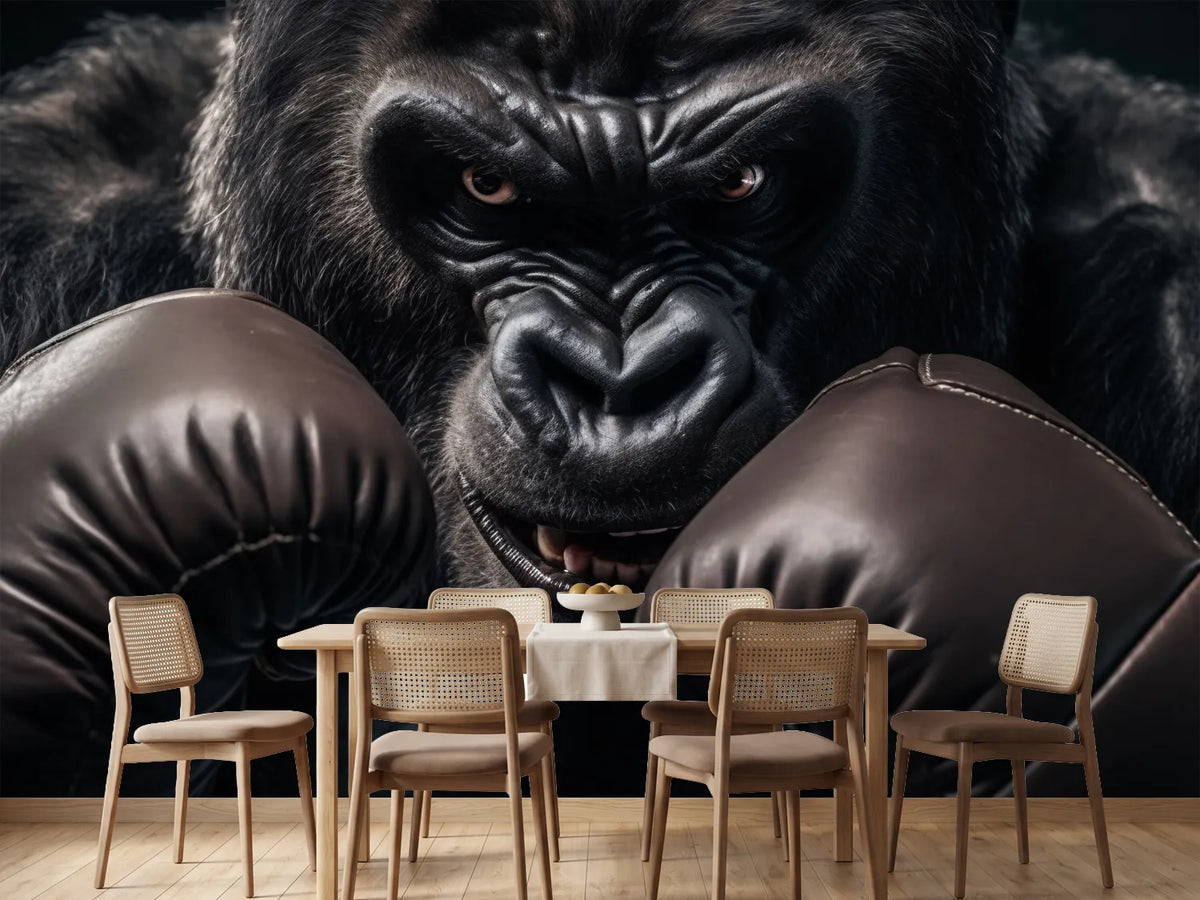 photo-wallpaper-gorilla-in-boxing-gloves-with-guard-raised-in-deep-shadow