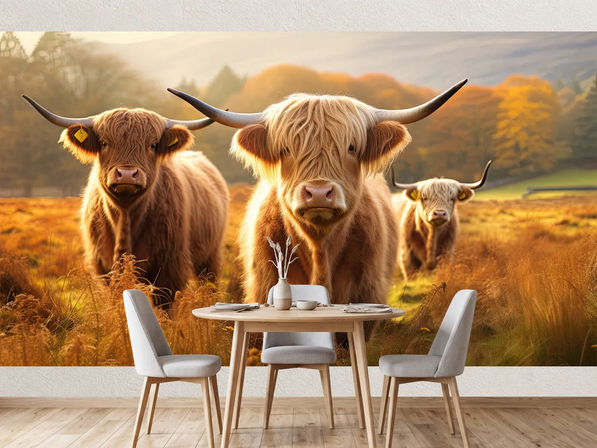 photo-wallpaper-highland-cows-on-the-pasture
