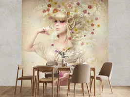 photo-wallpaper-girl-of-the-flower-garden-ii