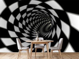 photo-wallpaper-abstract-tunnel-black-white