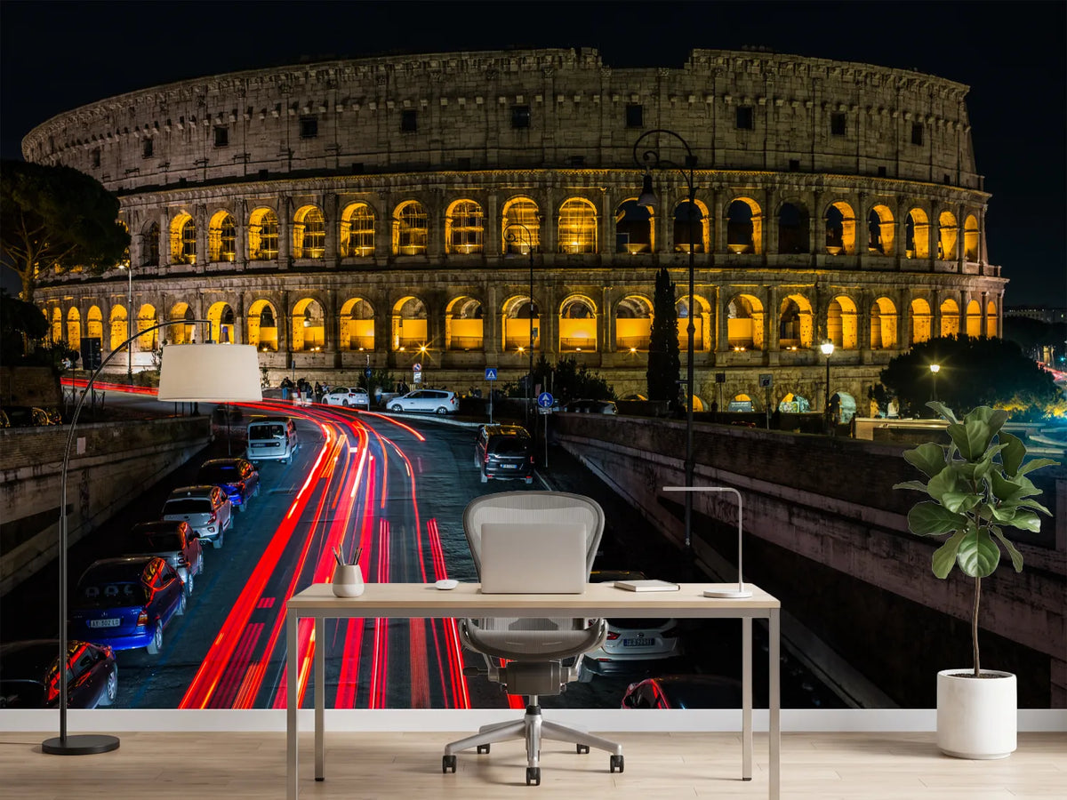 photo-wallpaper-rome-colosseum-night