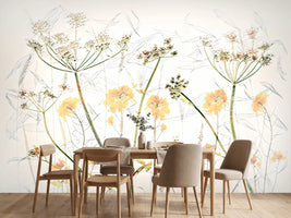 photo-wallpaper-delicate-botanical-sketches
