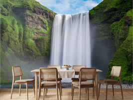 photo-wallpaper-skogafoss-waterfall-long-exposure