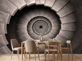 photo-wallpaper-stone-spiral-staircase