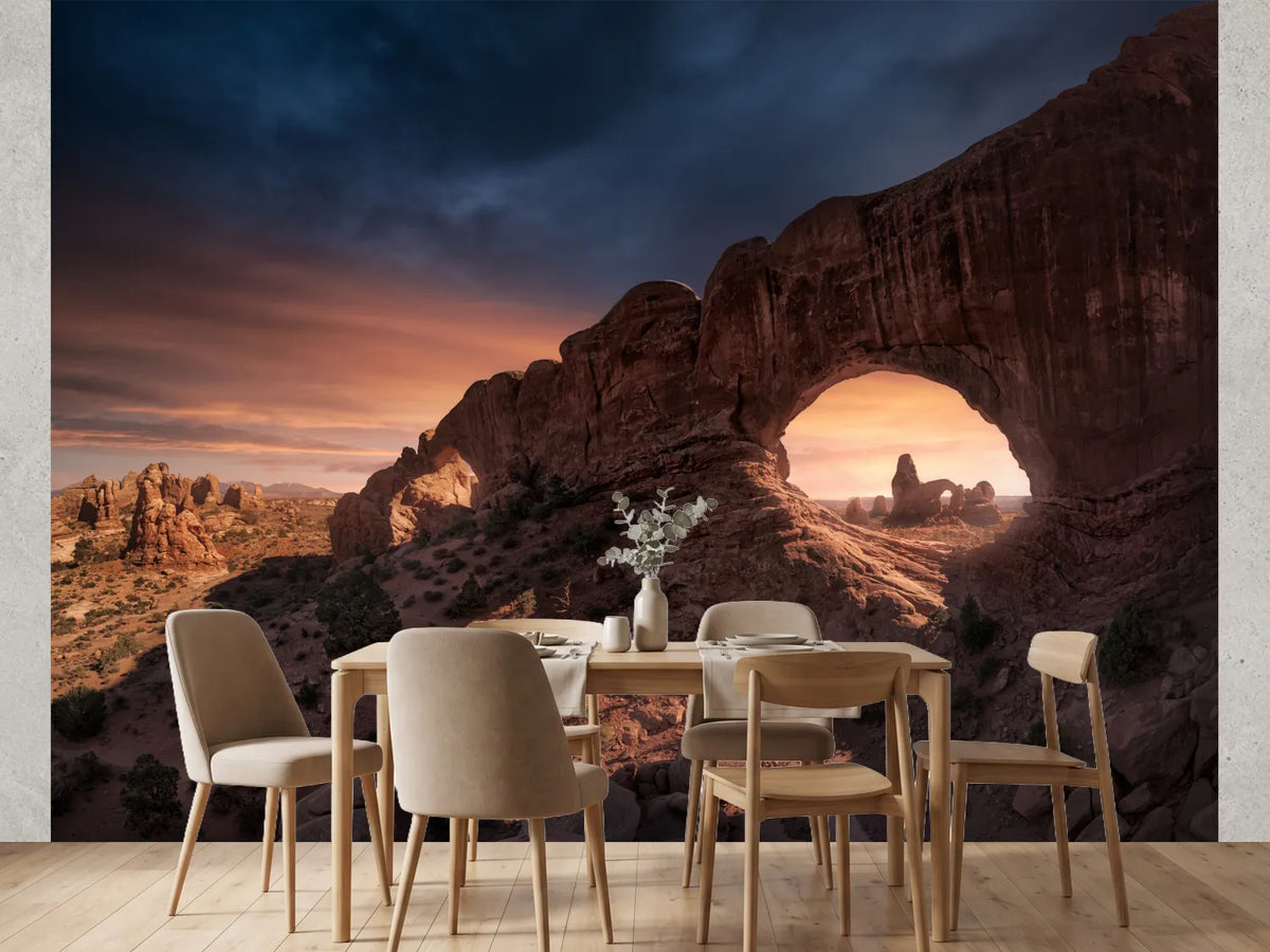 photo-wallpaper-desert-arch-sunset