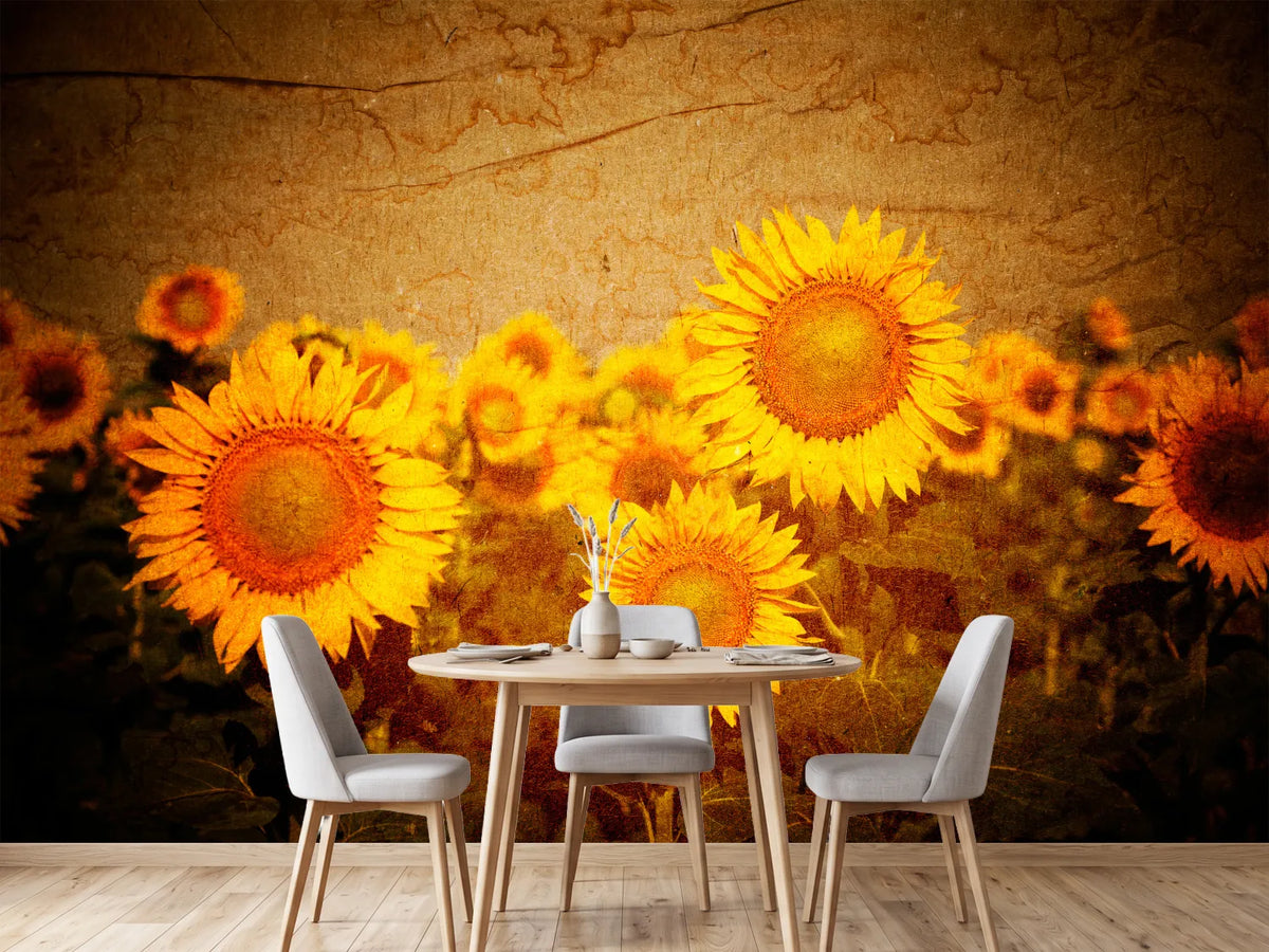 photo-wallpaper-retro-sunflower