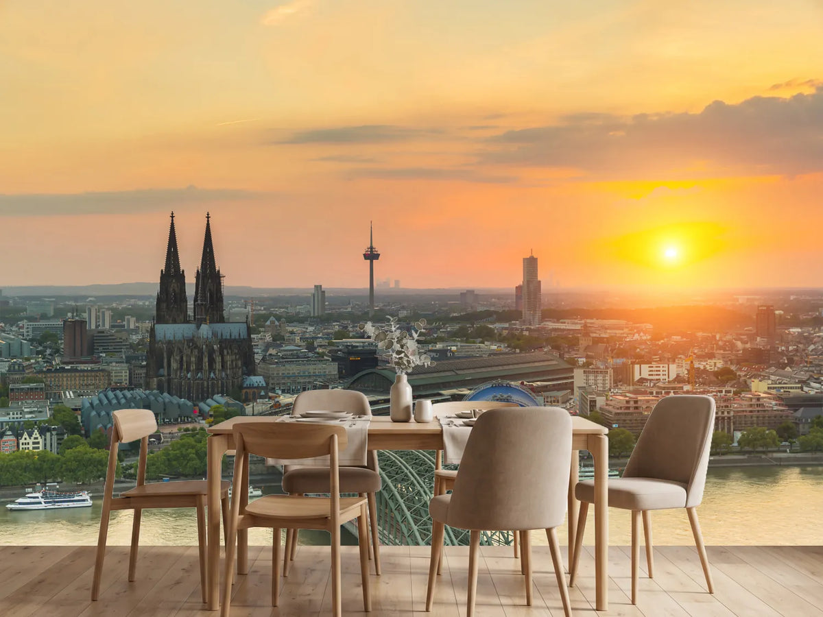 photo-wallpaper-skyline-cologne-at-sunset