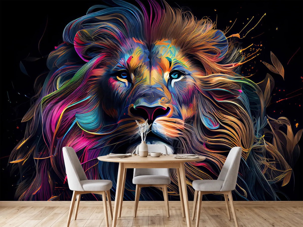 photo-wallpaper-colorful-lion-to-print-on-t-shirt