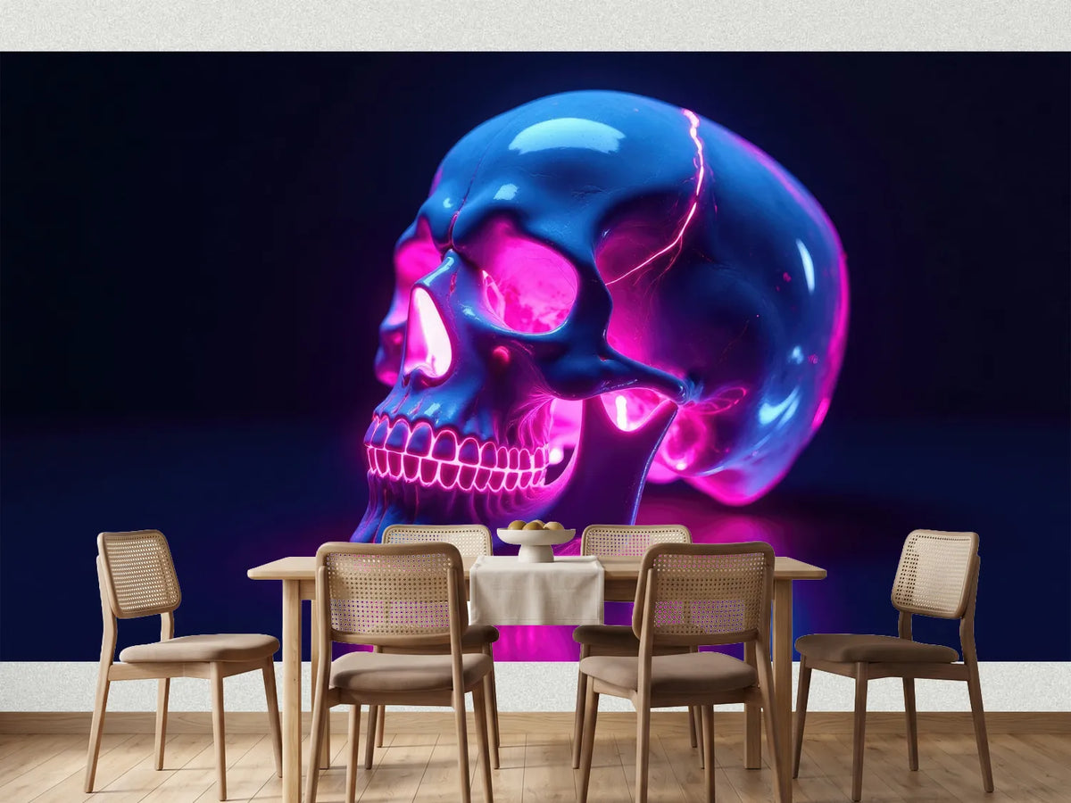 photo-wallpaper-neon-lit-skull-glowing-magenta-and-blue-in-deep-darkness