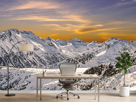 photo-wallpaper-sunset-in-the-mountains
