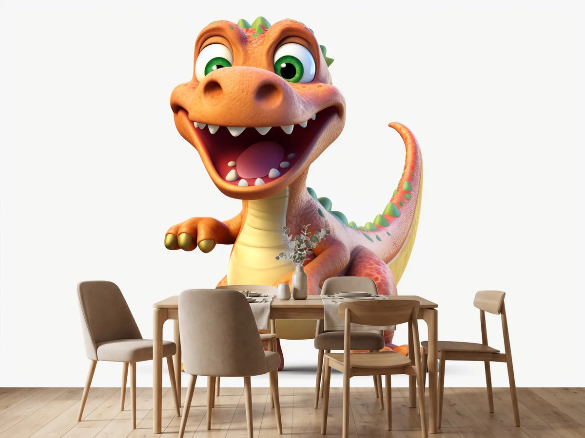 photo-wallpaper-a-funny-and-cute-3d-dinosaur