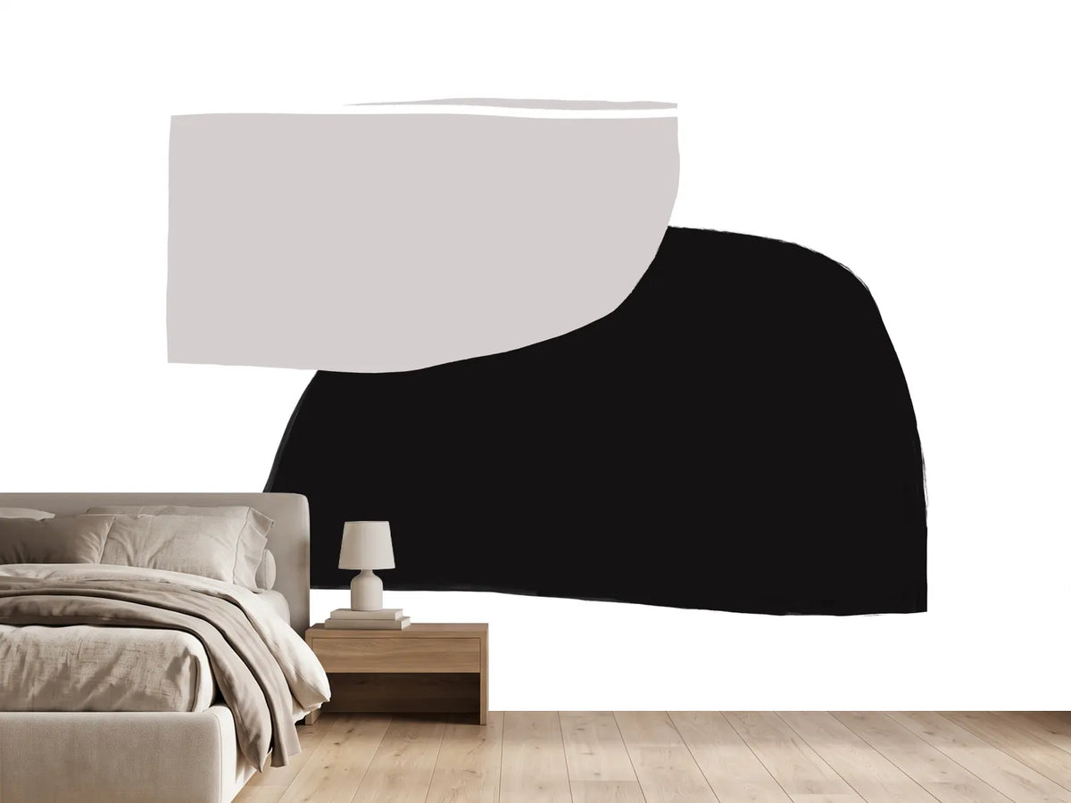 photo-wallpaper-monochrome-organic-shapes