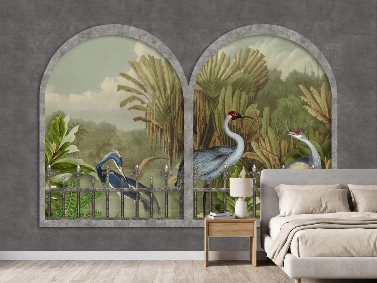 photo-wallpaper-tropical-birds-archway-view