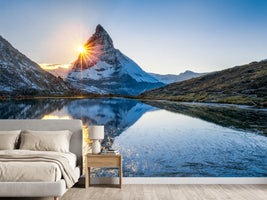 photo-wallpaper-blue-silence-matterhorn