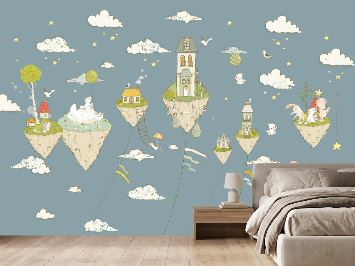 photo-wallpaper-whimsical-sky-village