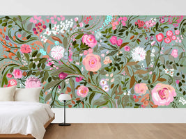 photo-wallpaper-pink-floral-garden