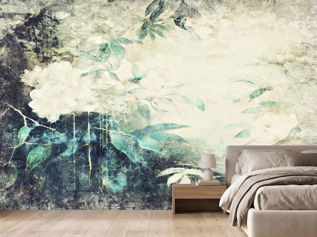 photo-wallpaper-distressed-floral-elegance