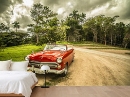 photo-wallpaper-a-vintage-car-in-cuba