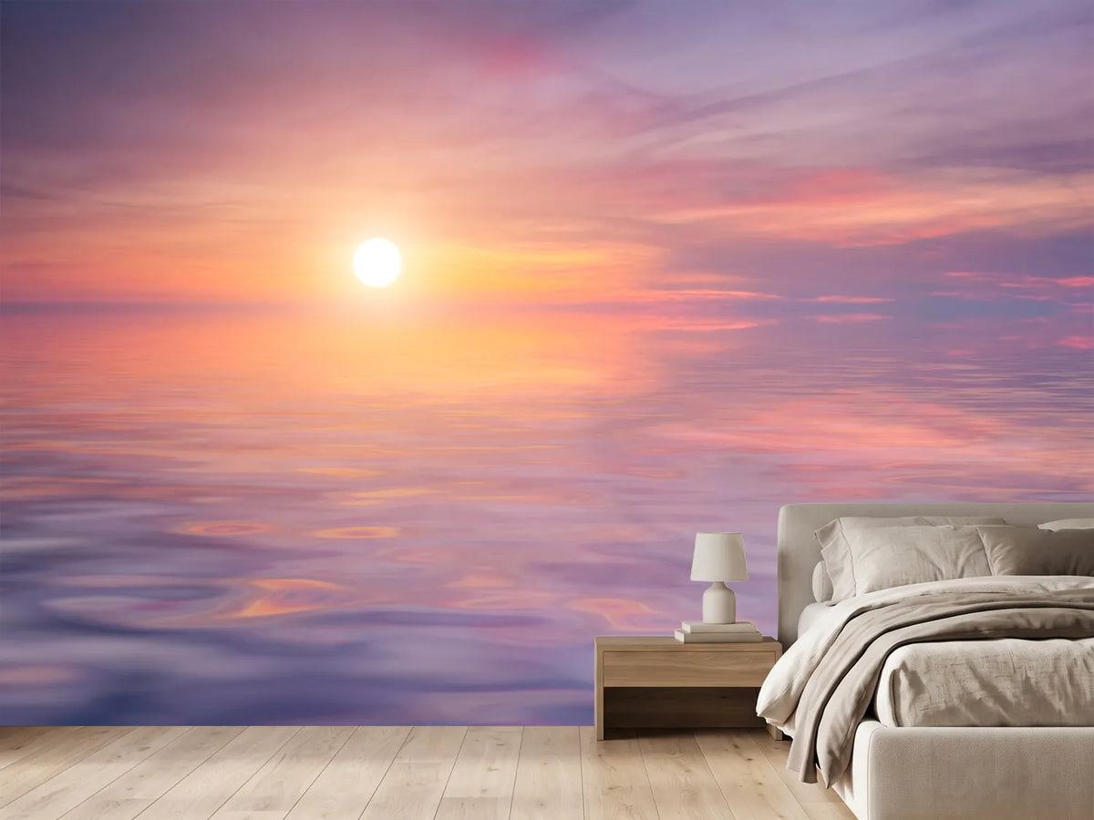 photo-wallpaper-sunset-by-the-lake