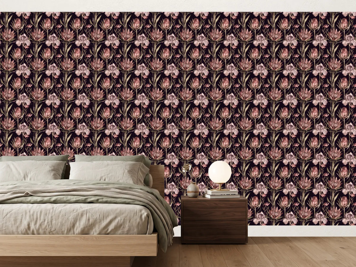 photo-wallpaper-elegant-dark-botanicals