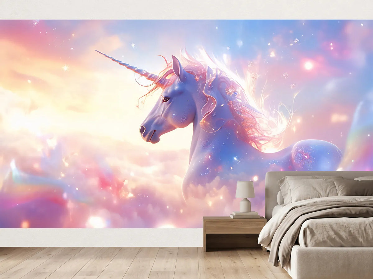 photo-wallpaper-unicorn-among-rose-pink-clouds-glittering-mane-in-sunlight