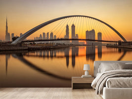photo-wallpaper-sunrise-at-the-dubai-water-canal-x