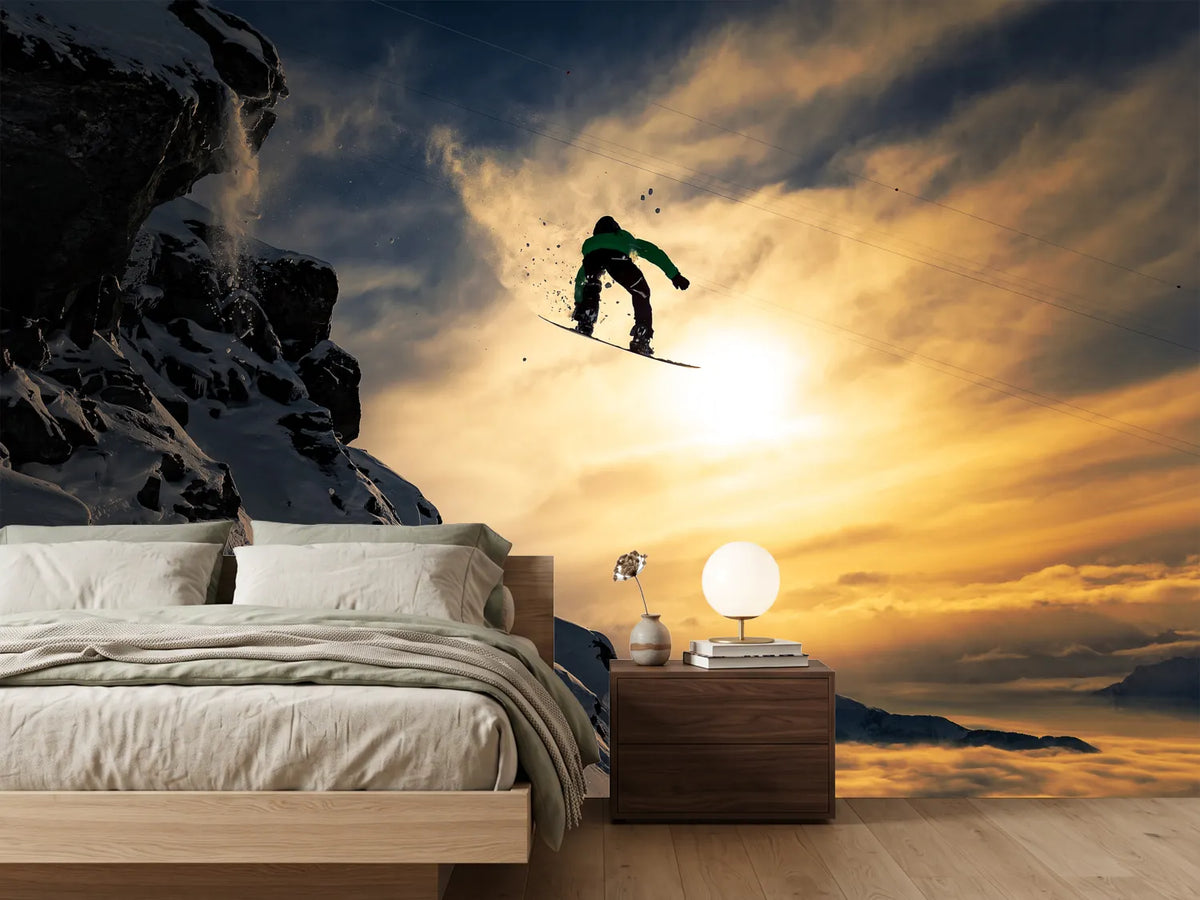 photo-wallpaper-sunset-snowboarding-x