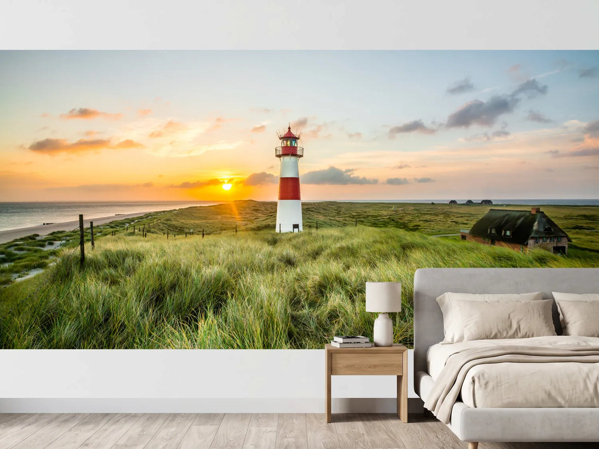 photo-wallpaper-sunrise-at-the-lighthouse-in-list-on-sylt