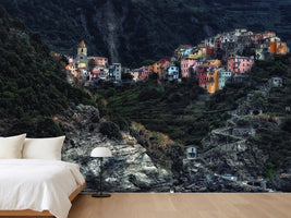 photo-wallpaper-village-on-the-rocks