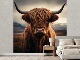 photo-wallpaper-highland-cow-in-scotland
