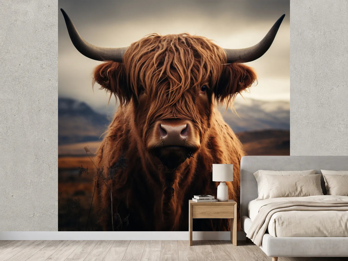 photo-wallpaper-highland-cow-in-scotland