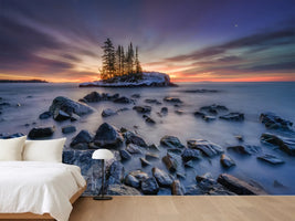 photo-wallpaper-winter-island-sunset