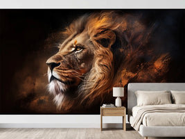 photo-wallpaper-majestic-lion-portrait-digital-art-illustration
