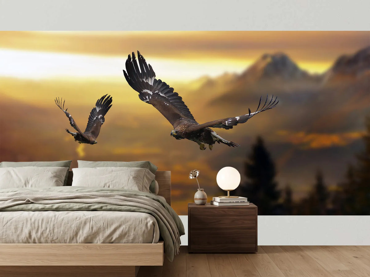 photo-wallpaper-golden-eagle-in-flight