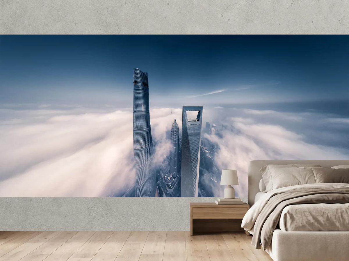 photo-wallpaper-majestic-skyscrapers-above-clouds
