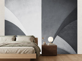 photo-wallpaper-curved-concrete-arches-in-light-and-shadow-graphic-minimalism