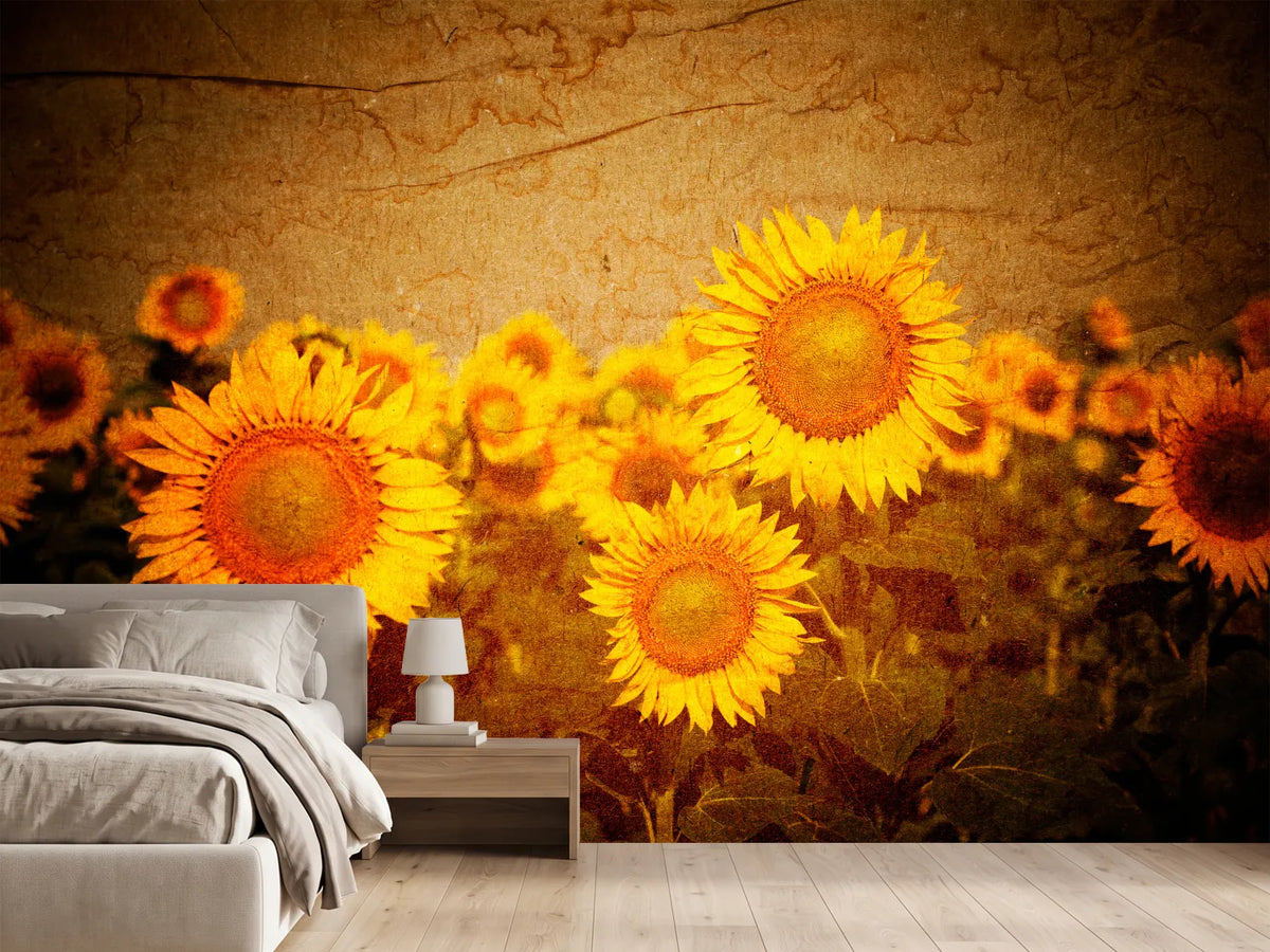 photo-wallpaper-retro-sunflower