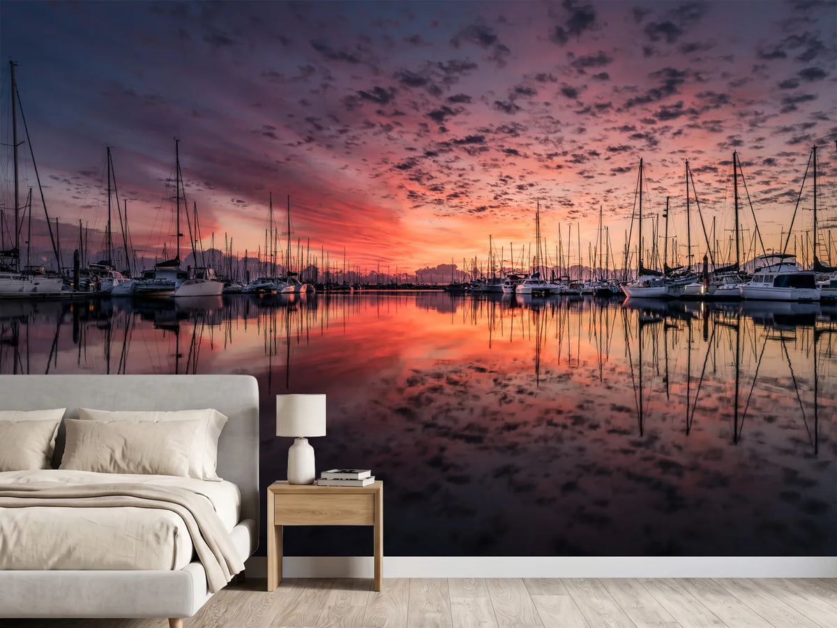 photo-wallpaper-evening-mood-in-the-harbor