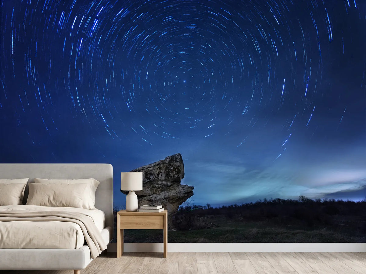 photo-wallpaper-star-trail-with-long-exposure-effect-at-dobrovanski-gabi-bulgaria