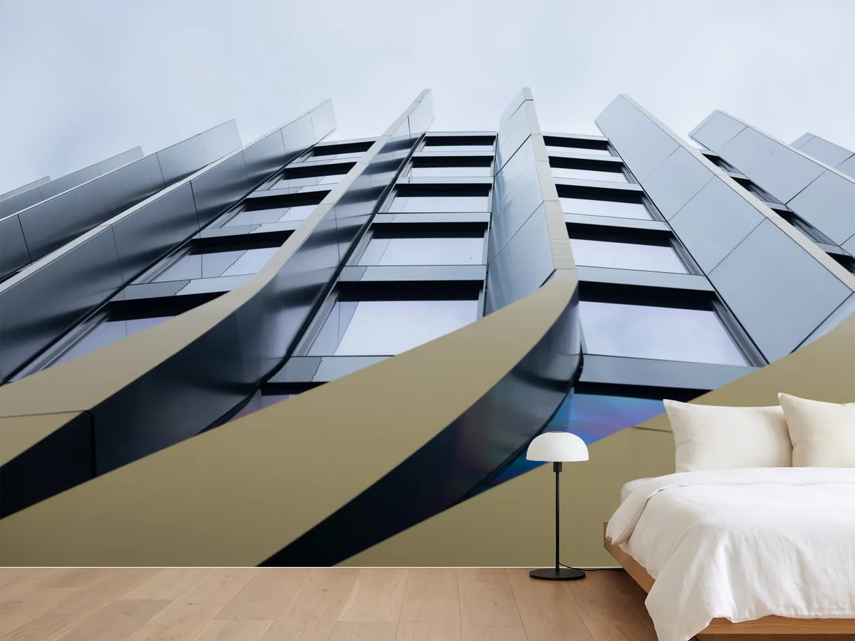 photo-wallpaper-curved-metal-facade-soaring-into-a-pale-sky